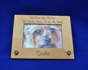 Pet Picture Frame ~ Pet Memorial ~ Pet Frame ~ Pet Loss ~ Custom Pet Frame ~ Loss Of Cat ~ Gift For Pet Loss ~ Pet Sympathy ~ Loss Of Dog ~