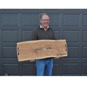 Christmas Gifts For Family, Extra Large Charcuterie Board, Live Edge, Personalized Christmas Gift, Grazing Table, Customized Wedding Gift