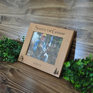 Grouse Hunt Hunting Frames Grouse Hunting Frame Gift For Hunter Hunting Picture Frame Grouse Hunter Gift Grouse Hunting Grouse image 4