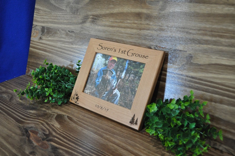 Grouse Hunt Hunting Frames Grouse Hunting Frame Gift For Hunter Hunting Picture Frame Grouse Hunter Gift Grouse Hunting Grouse image 4