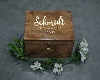 Personalized Wine Box, Wedding Ceremony Box, Time Capsule, Custom Wine Box, Wine Ceremony, Anniversary Gifts, Whiskey Box, Wedding Gifts