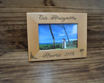 Wedding Gift ~ Honeymoon Frame ~ Gift For Couple ~ Wedding Frame ~ Bridal Shower Gift ~ Custom Wedding Frame ~ Custom Frames ~ Honeymoon