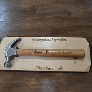 Church Worker Recognition, Appreciation Gift, Dedication, Gifts For Clergy, Appreciation Awards For Church, Ceremonial Plaque, Present