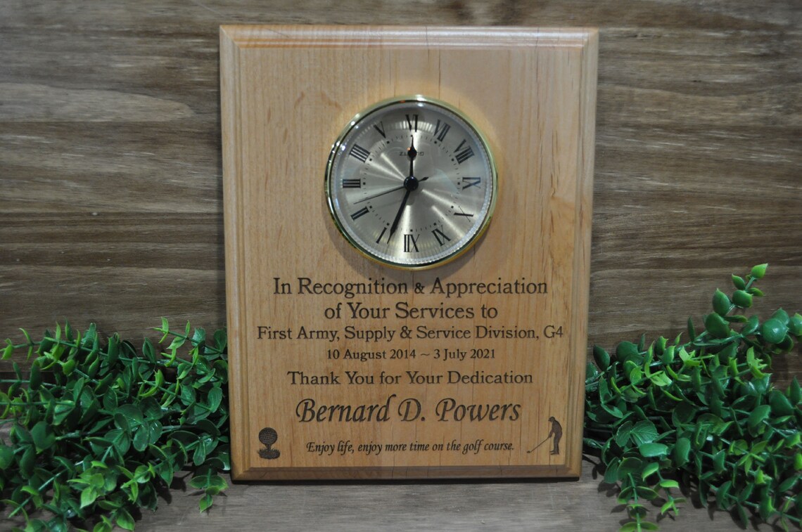 Employee Appreciation Gifts Retirement Gift Clock Gift Etsy