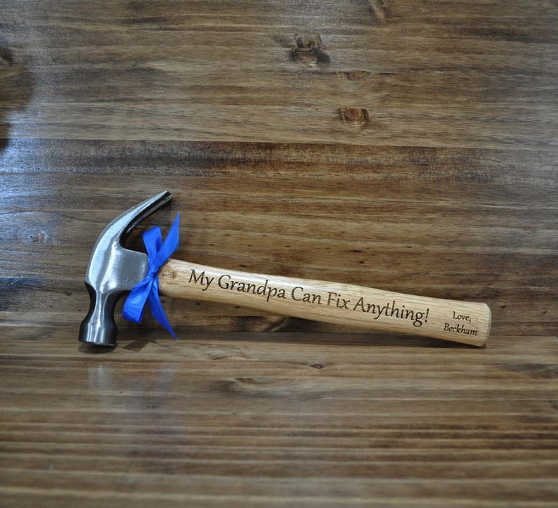 Christmas Gifts For Grandpa, Birthday For Dad, Grandpa Birthday, Engraved Hammer, Grandfather Gift, Great Dad Gifts, Custom Gifts, Dad, Pops image 4