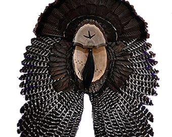 Turkey Hunting ~ Turkey Fan Mount ~ Turkey Fan Plaque ~ Turkey Hunting Gift ~ Turkey Fan Display ~ Turkey Fan & Beard Display ~ Turkey Hunt