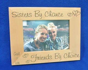 Sister Gift ~ Sister ~ Sister Picture Frame ~ Custom Picture Frame ~ Sisters Gifts ~ Personalized Frames ~ Sister Frames ~ Frame ~ Frames