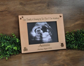Pregnancy Announcement, Pregnancy Reveal, Baby Reveal, Ultrasound Frame, New Baby Reveal, Baby Frame, Gift For Grandparents, Baby Gifts,