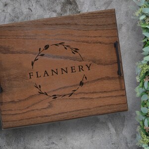Personalized Serving Tray | Wood Serving Tray | Monogram Wedding Gift | Bridal Shower Gifts | Breakfast In Bed Tray | Ottoman Tray | Wedding