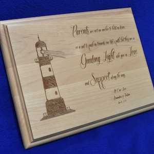 Wedding Gift For Parents | Parents Of The Bride Gift | Parents Of The Groom Gift | Lighthouse Gifts | Personalized Parents Gift | Weddings