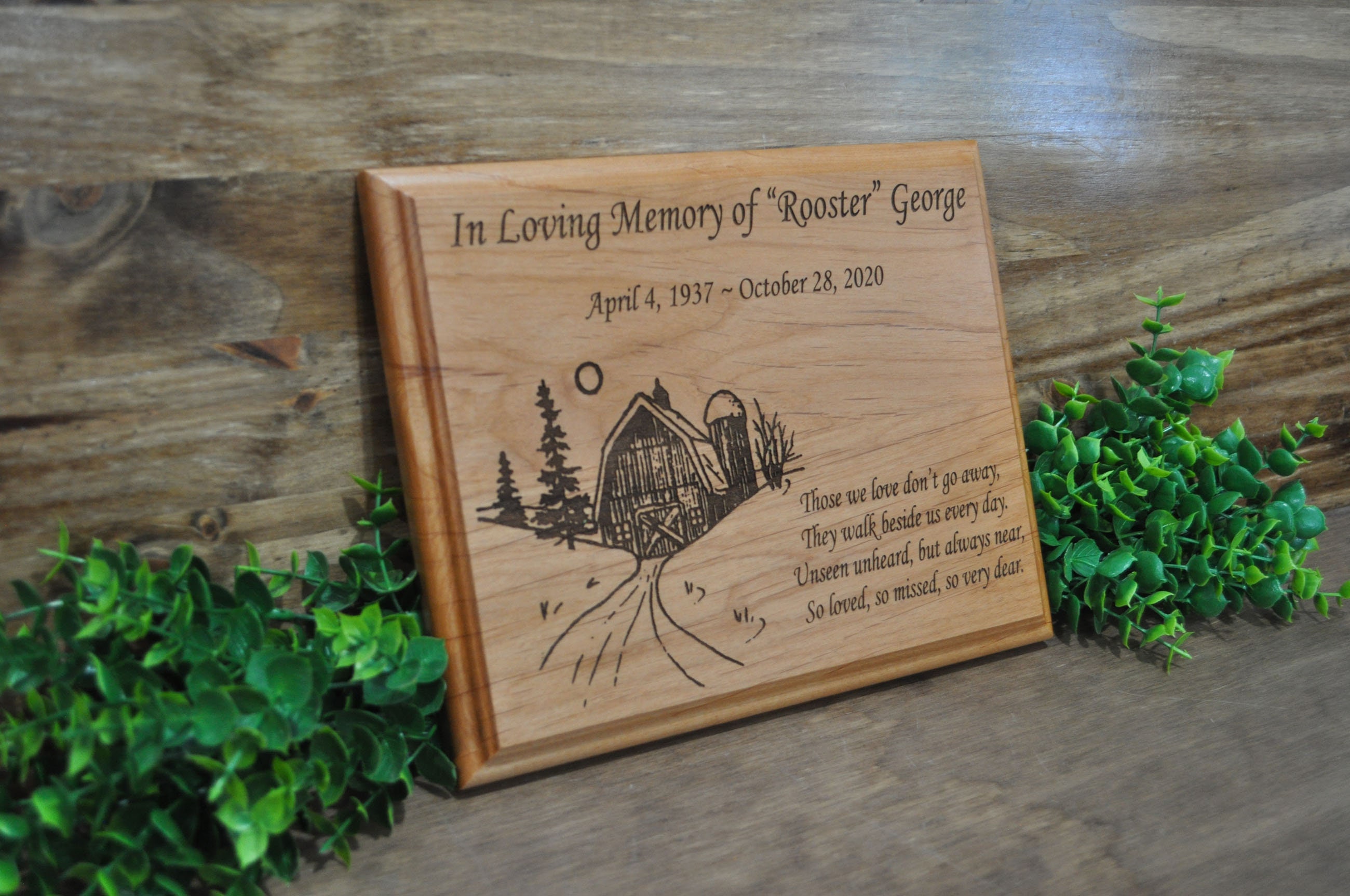 Sympathy Gifts Memorial Gift Farmer Memorial In Loving Etsy