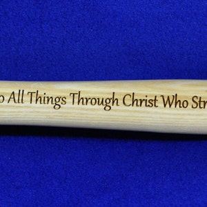 Christian Gift ~ Gift For Pastor ~ Gift For Clergy ~ Church Gifts ~ Engraved Gift For Pastor ~ Engraved Hammer ~ Bible Verse Gift ~ Jesus ~