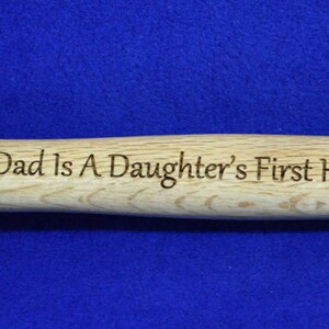 Father Of The Bride Gift To Dad From Bride Engraved Hammer Wedding Gift For Dad Birthday Gift Dad To Dad From Daughter Hammer image 2