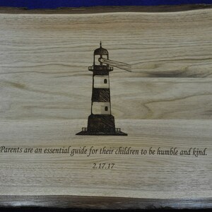 Wedding Gift To Parents Lighthouse Gift Serving Tray Parents Of The Bride Gift Parents Of The Groom Gift Gifts For Parents Gifts image 3