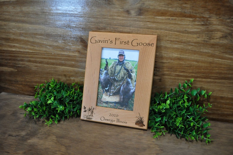 Goose Hunting Hunting Frame Hunting Picture Frame First Hunt Frame Gift For Hunters Gift For Husband Geese Goose Hunting Frame image 4