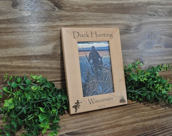 Duck Hunting ~ Hunting Frame ~ Hunting Picture Frame ~ First Hunt Frame ~ Gift For Hunters ~ Gift For Husband ~ Ducks ~ Duck Hunt ~ Frames