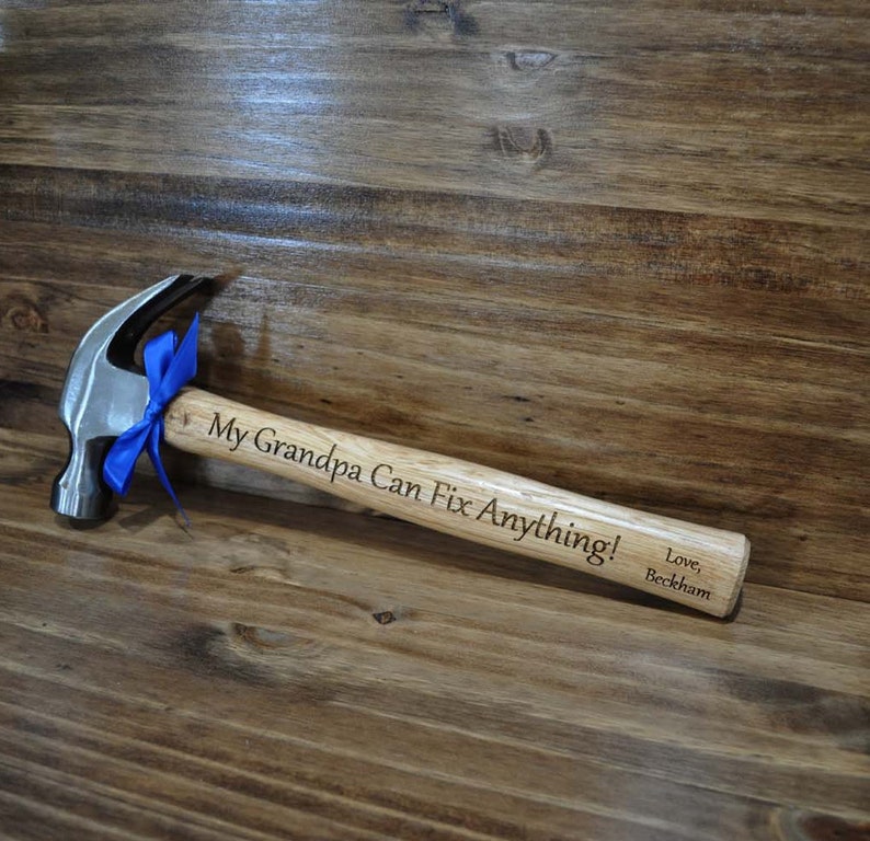 Christmas Gifts For Grandpa, Birthday For Dad, Grandpa Birthday, Engraved Hammer, Grandfather Gift, Great Dad Gifts, Custom Gifts, Dad, Pops image 3