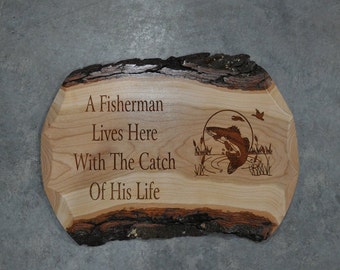 Anniversary Gift For Parents | Gift For A Couple | Signs | Cabin Decor | Outdoor Enthusiasts Signs | Wood Sign | Fishing Gifts