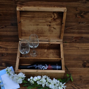 Personalized Wine Box, Wedding Ceremony Box, Time Capsule, Custom Wine Box, Wine Ceremony, Anniversary Gifts, Whiskey Box, Wedding Gifts image 6