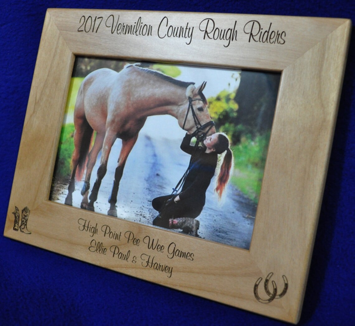 Horse Frame Horse Custom Picture Frame Picture Frame Etsy