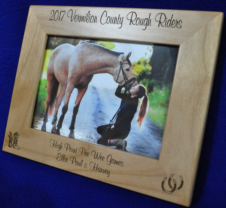 Horse Frame Horse Custom Picture Frame Picture Frame Etsy