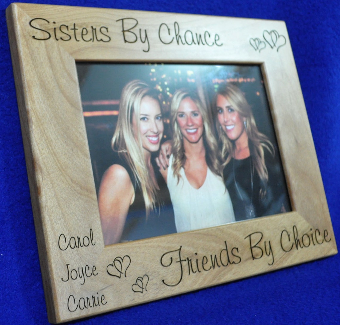 Gift For Sister Picture Frame Sister Picture Frame Etsy