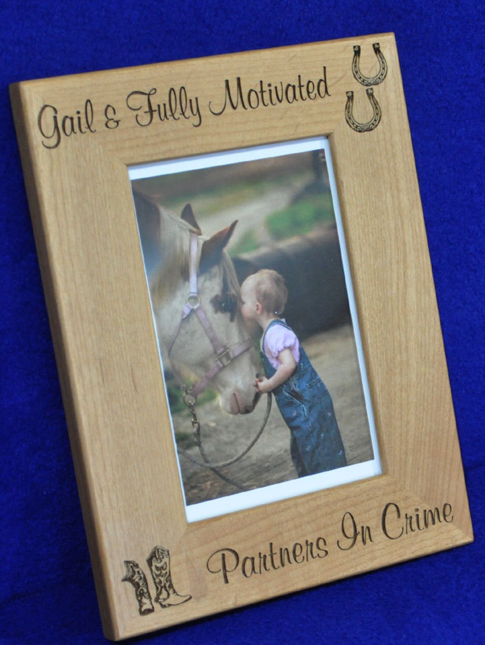 Horse Frame Horse Custom Picture Frame Picture Frame Etsy