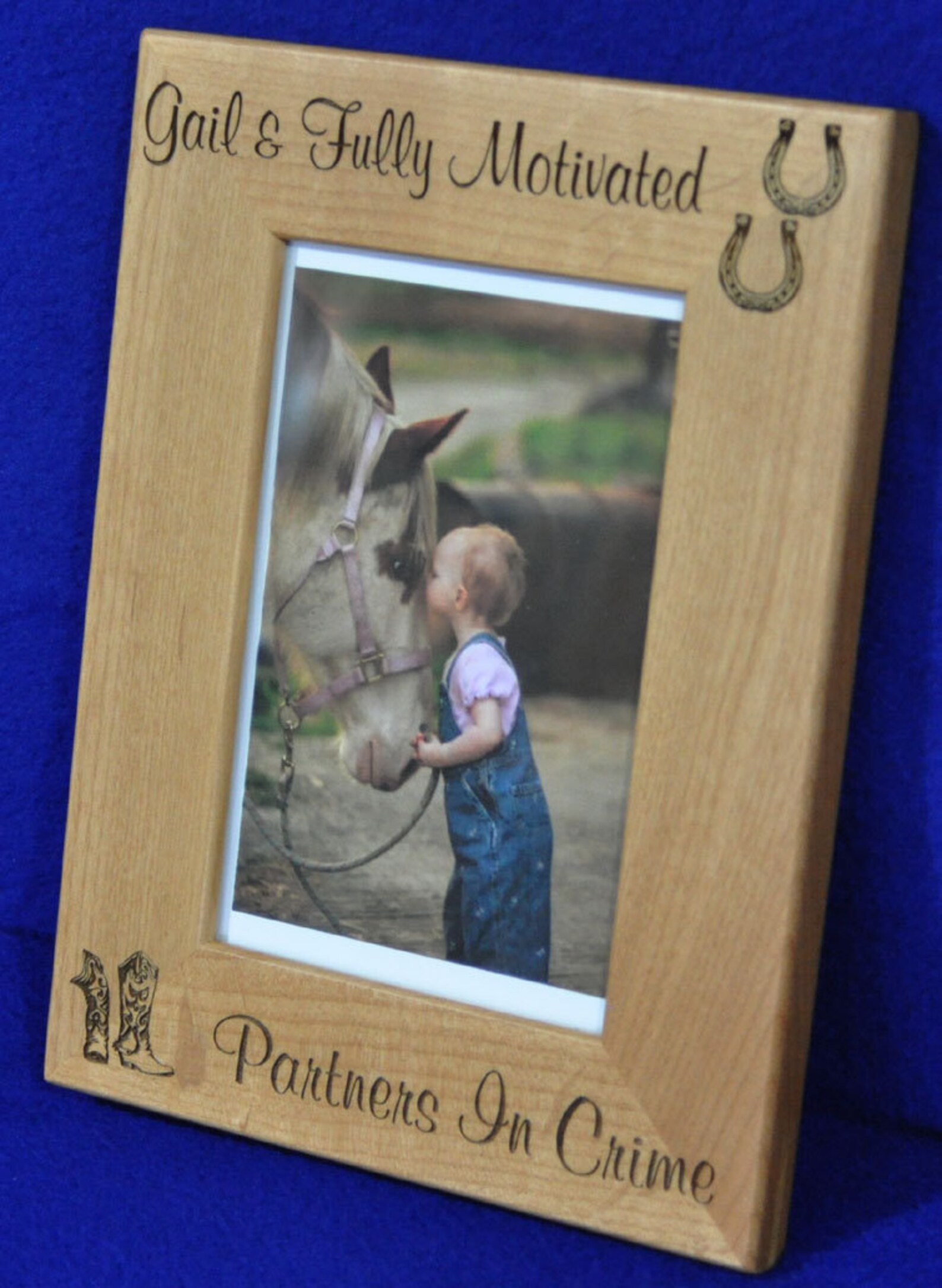 Horse Frame Horse Custom Picture Frame Picture Frame Etsy