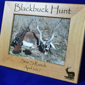 Hunting Black Buck Hunting Hunting Frame Hunting Gift Gift For Hunter Hunting Picture Frame Black Buck Hunter First Hunt Gift image 3