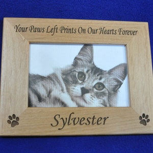 Cat Loss, Pet Memorial, Pet Frame, Pet Loss Gift, Custom Pet Frame, Gift For Pet Loss, Pet Sympathy, Loss Of Dog, Gift For Friends With Pets
