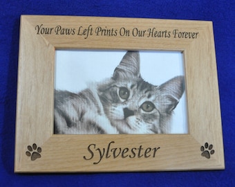 Cat Loss Gift ~ Pet Memorial ~ Pet Frame ~ Pet Loss Gift ~ Custom Pet Frame ~ Loss Of Cat ~ Gift For Pet Loss ~ Pet Sympathy ~ Loss Of Dog ~