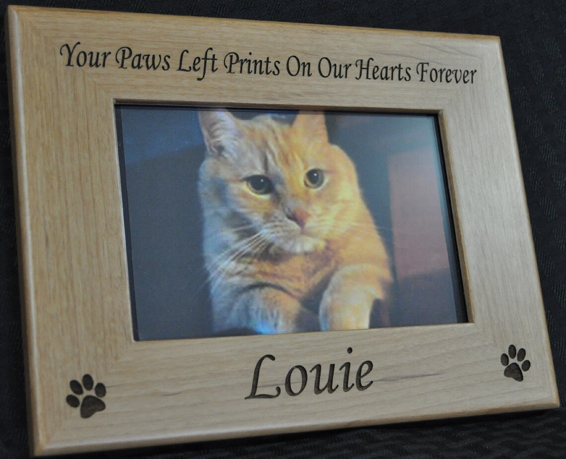 Pet Frame. Pet Loss Frame. Cat Frame. Personalized Pet Frame. - Etsy