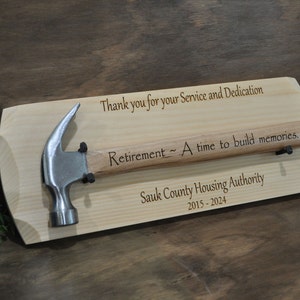 Retirement, Recognition Gift, Appreciation, Dedication, Job Well Done Ideas, Ceremonial Plaque, Gifts Of Appreciation, Proud Of Your Work