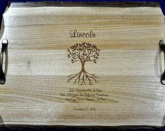 Bridal Shower Gift ~ Wedding Gift ~ Personalized Gift For Wedding ~ Custom Gift ~ Gift For Couple ~ Serving Tray ~ Personalized Serving Tray