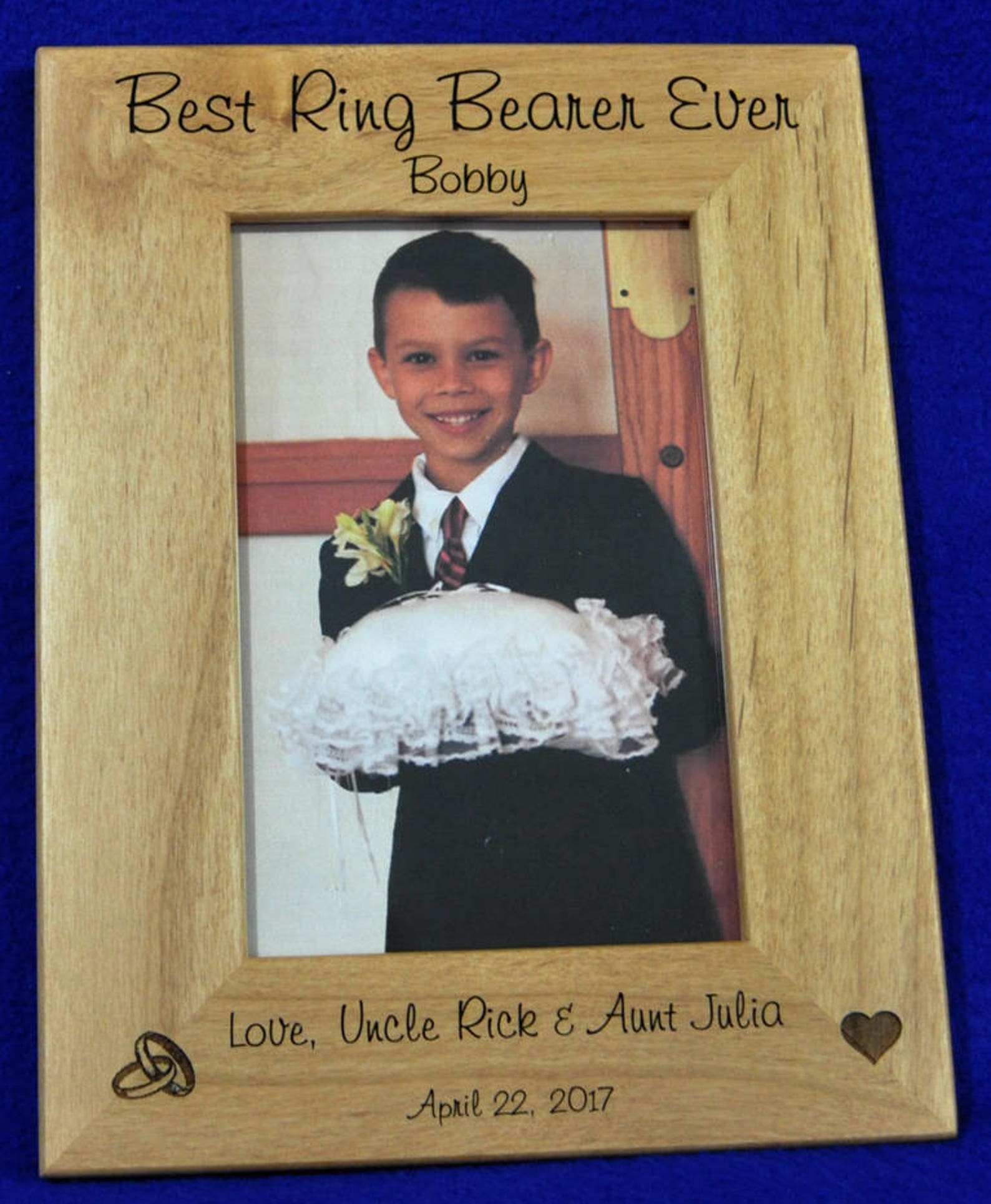 Ring Bearer Gift Gifts for Ring Bearer Ring Bearer Picture Etsy