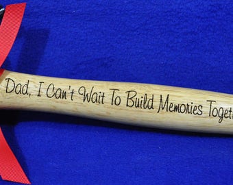 Gift For Husband ~ New Dad Gift ~ Birthday Gift For Dad ~ Dad Gift ~ Step Dad Gift ~ Engraved Hammer ~ To Dad From Baby ~ New Dad Gift ~ Dad