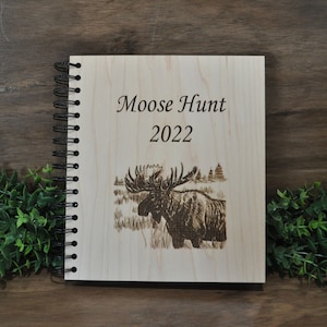 Hunting Photo Album, Moose Hunt, Hunting Gift, Personalized Photo Gifts, Birthday Gift For Dad, Photo Albums, Father&#39;s Day Gifts, Hunting