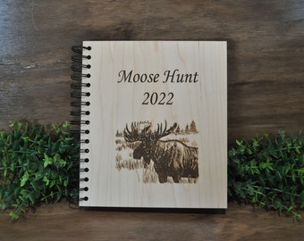 Hunting Photo Album, Moose Hunt, Hunting Gift, Personalized Photo Gifts, Birthday Gift For Dad, Photo Albums, Father's Day Gifts, Hunting
