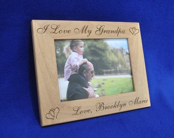 Christmas Gift For Grandpa ~ Birthday Gift For Dad ~ Baby Frame ~ Custom Frames ~ Picture Frames ~ Great Dad Gifts ~ Grandfather Gifts ~