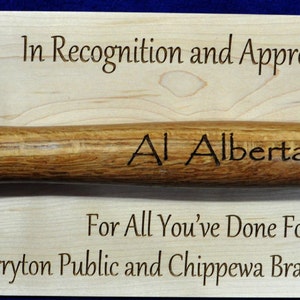 Recognition Gift Appreciation Gift Retirement Plaque Ceremonial Gift Recognition Gifts Hammer Gift Award Appreciation Gifts image 2