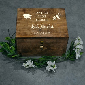 Graduation Party | Graduation Card Box | Class Of 2022 | High School Graduation | Keepsake Box | Graduation | Gift For Graduation | Graduate