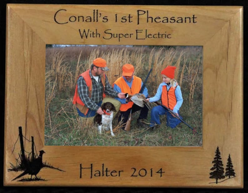 Hunting. Pheasant Hunting. Hunting Frame. Hunting Gift. Gift Etsy