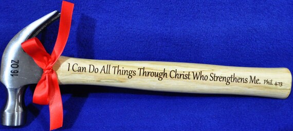 Gift For Priest ~ Church Gifts ~ Christian Gift ~ Gift For Pastor ~ Gift For Clergy ~ Engraved Gift For Pastor ~ Engraved Hammer ~ Church ~