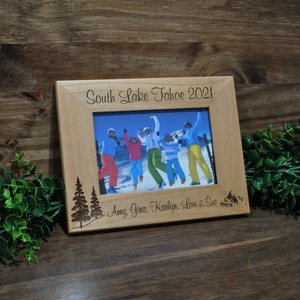 Ski Vacation, Family Vacation, Best Friend Gift, Gift For Friends, Vacation Frame, Girls Trip Frame, Destination Frame, Friends Vacation