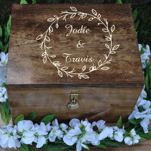 Wedding Ceremony Box Personalized Wine Box Time Capsule Etsy