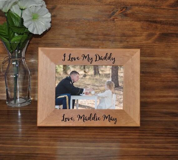 Gift for Dad to Dad From Child Custom Frame Christmas Gift - Main Image