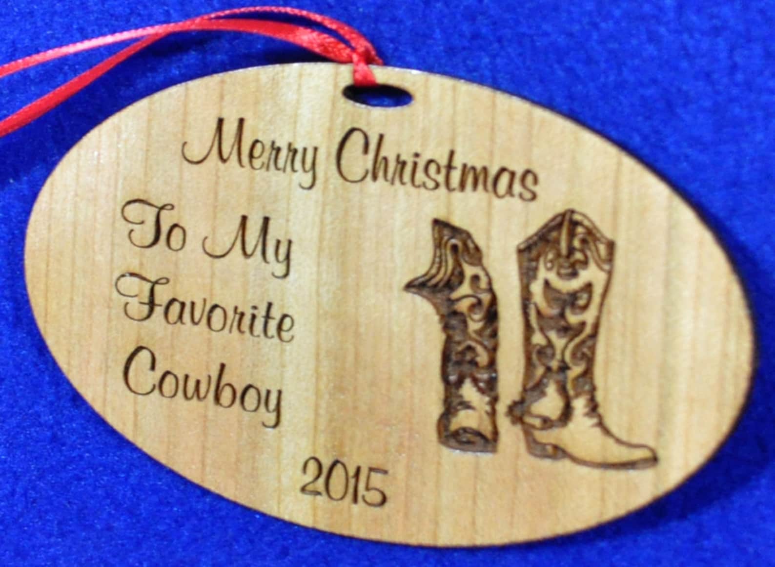 Western Christmas Gift. Cowboy Gift. Western Ornament. Gift Etsy
