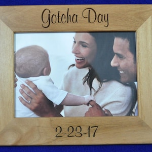 Gotcha Gift ~ Adoption Gift ~ Adoption Frame ~ Baby Frame ~ Custom Frames ~ New Baby Gift ~ Picture Frames ~ Gotcha Day Gift ~ Adoption ~