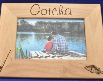 Gift For Dad ~ Birthday Gift For Dad ~ Christmas Gift ~ Fishing Gift ~ Fisherman Gift ~ Engraved Fishing Frame ~ Gift For Dad ~ Frames ~