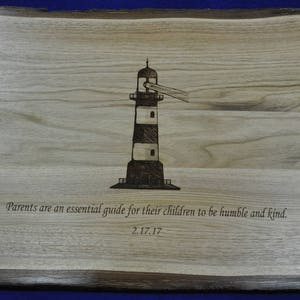 Wedding Gift To Parents Lighthouse Gift Serving Tray Parents Of The Bride Gift Parents Of The Groom Gift Gifts For Parents Gifts image 2